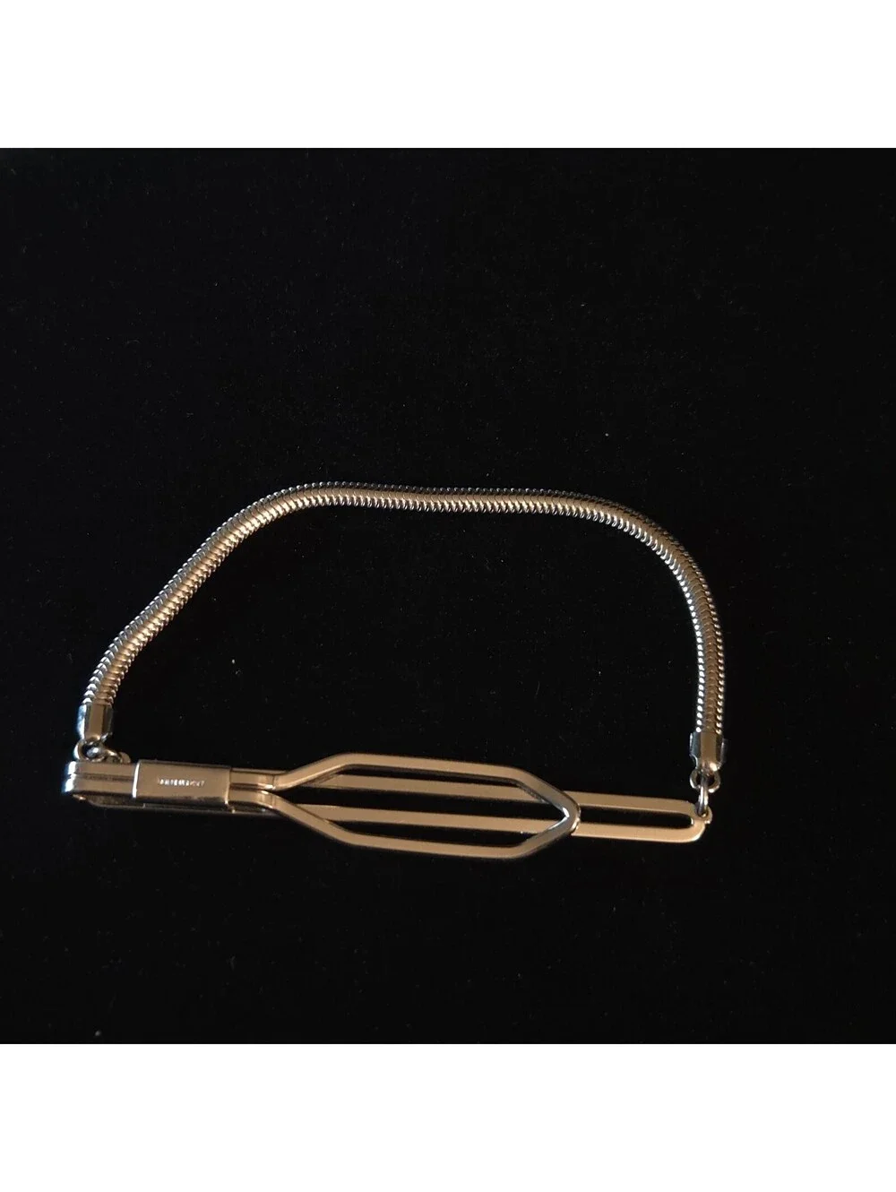 Vintage A&Z Sterling Silver Tie Chain Connector